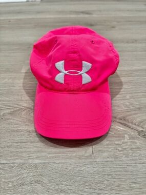 Under Armour Hot Pink Logo Performance Cap